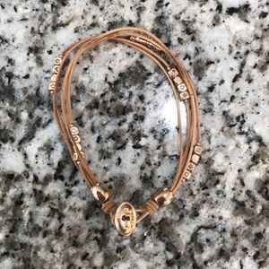 Fossil rose gold bracelet